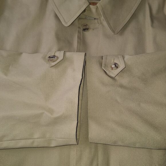 Misty Harbor Vintage Water Resistant Removable Faux Fur Lining Trench‎ Coat 42R - Picture 6 of 16